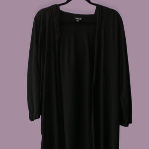 3/4 Sleeve, High Low cardigan with Hood